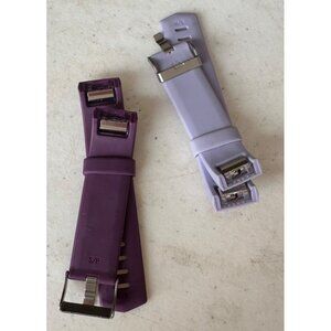 OYO 2 Replacement Bands Fitbit Charge 2 Silicone Purple & Lavender Women Size S